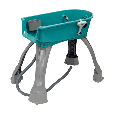 Booster Bath Elevated Dog Bath and Grooming Center Medium Teal 33" x 16.75" x 10"
