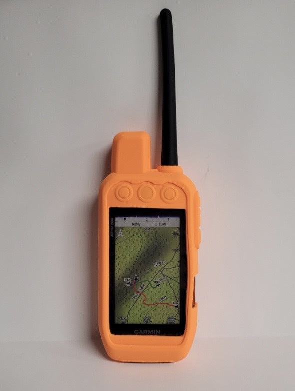 The Buzzard's Roost Protective Rubber Case for Alpha 200i Handheld Orange