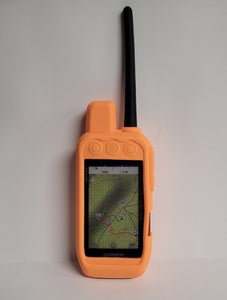 The Buzzard's Roost Protective Rubber Case for Alpha 200i Handheld Orange