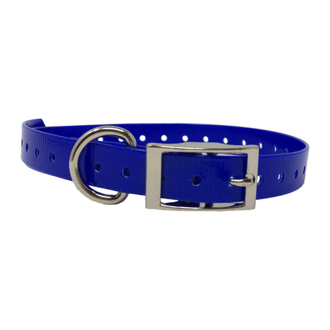 The Buzzard's Roost Replacement Collar Strap 1" Dark Blue 1" x 24"