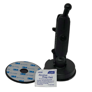 The Buzzard's Roost Medium-Duty Garmin Astro/Alpha GPS Windshield/Dash Mount Black 7.5" x 3.5" x 3.5"