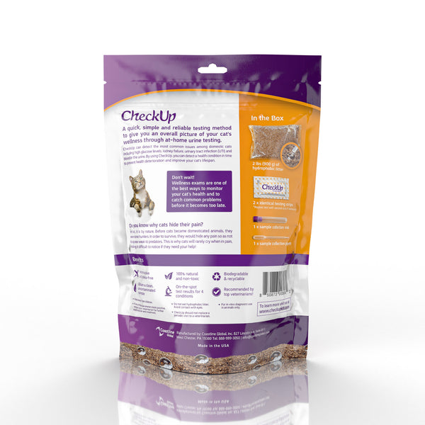 Coastline Global CheckUp At Home Wellness Test for Cats 3" x 7" x 8.5"