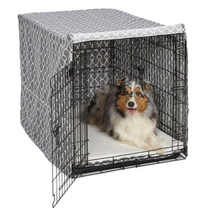 Midwest QuietTime Defender Covella Dog Crate Cover Gray 24" x 18" x 19"