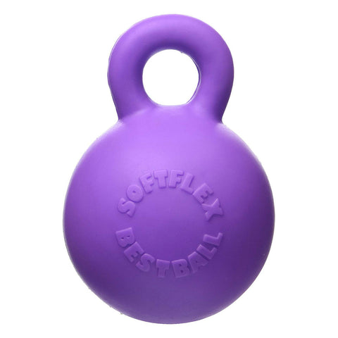 Hueter Toledo Soft Flex Gripper Ball Dog Toy Purple 4.5" x 4.5" x 6"