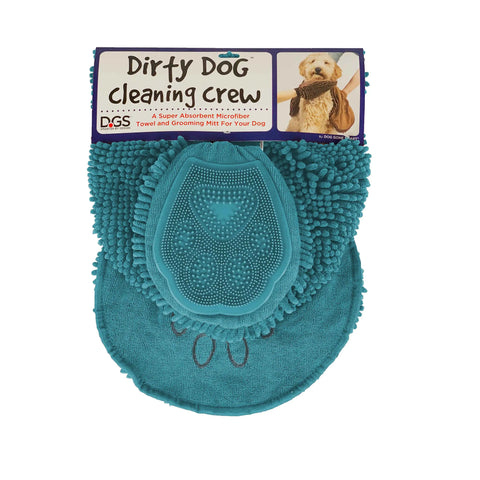 DGS Pet Products Dirty Dog Cleaning Crew Pacific Blue 13" x 31" x 1"