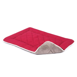 DGS Pet Products Pet Cotton Canvas Sleeper Cushion Extra Small Berry 15" x 20" x 1"