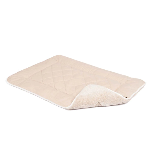 DGS Pet Products Pet Cotton Canvas Sleeper Cushion Small Sand 19" x 24" x 1"