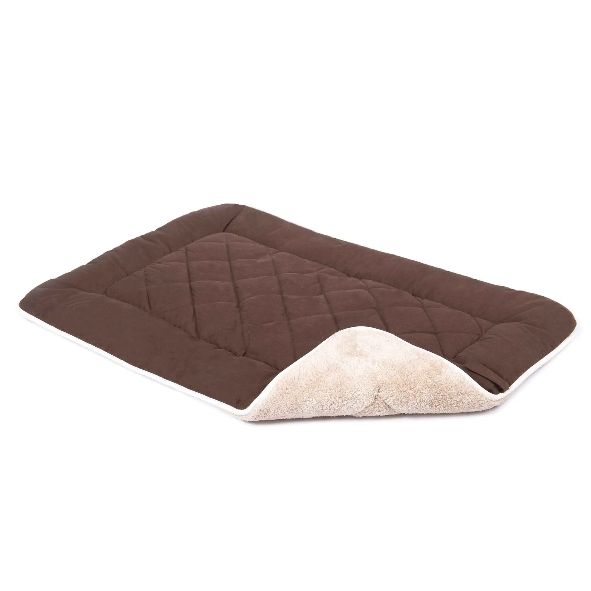 DGS Pet Products Pet Cotton Canvas Sleeper Cushion Large Espresso 23" x 36" x 1"