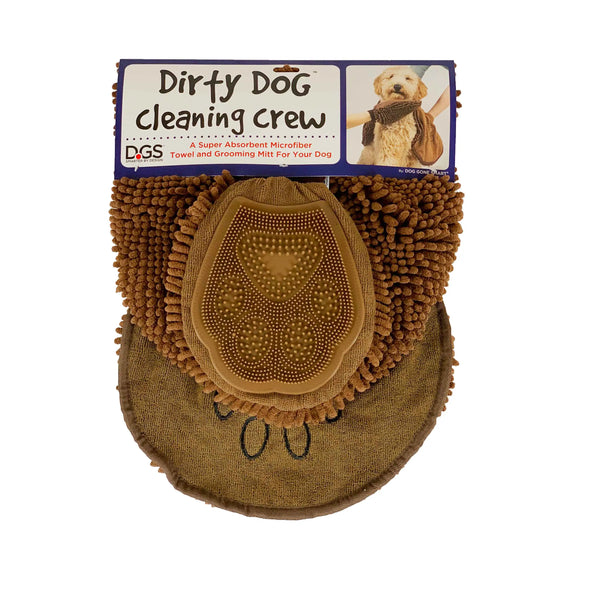 DGS Pet Products Dirty Dog Shammy Towel Brown 13" x 31" x 0.5"