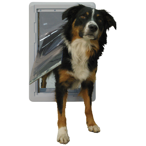 Ideal Pet Products Ruff-Weather Pet Door Medium Grey 5.56" x 11.37" x 17.50"