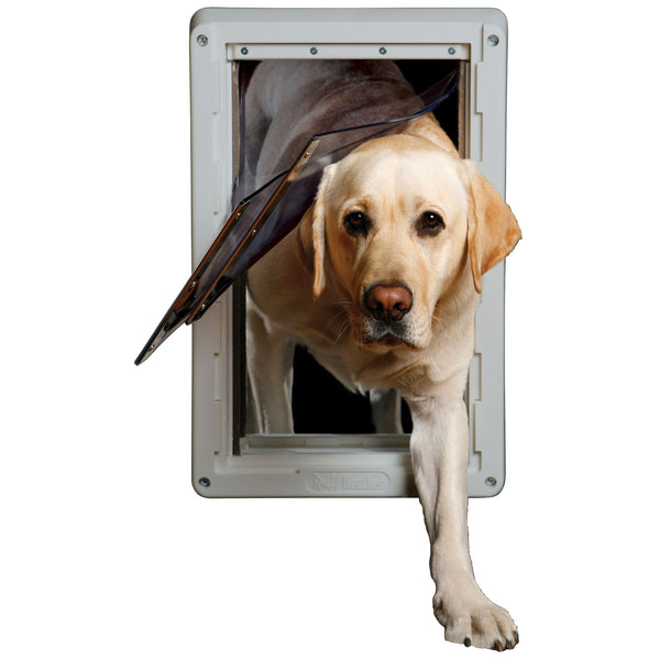 Ideal Pet Products Ruff-Weather Pet Door Extra Large Grey 5.75" x 19.94" x 21.62"