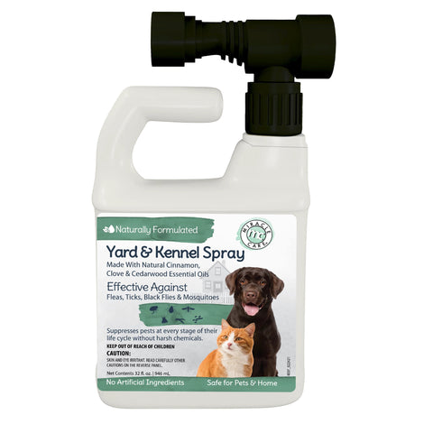 Miracle Corp Natural Flea and Tick Spray for Yards and Kennels 32 ounces