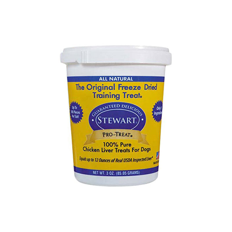 Miracle Corp Stewart Pro-Treat Freeze Dried Chicken Liver 3 oz.