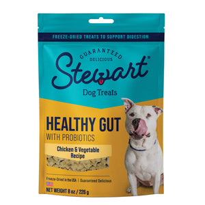 Miracle Corp Stewart Dog Healthy Gut Chicken and Vegetable Treats 8 ounces