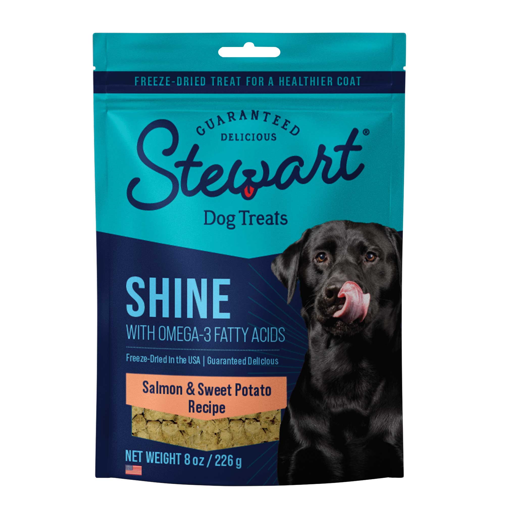 Miracle Corp Stewart Dog Shine Coat Salmon and Sweet Potato Treats 8 ounces