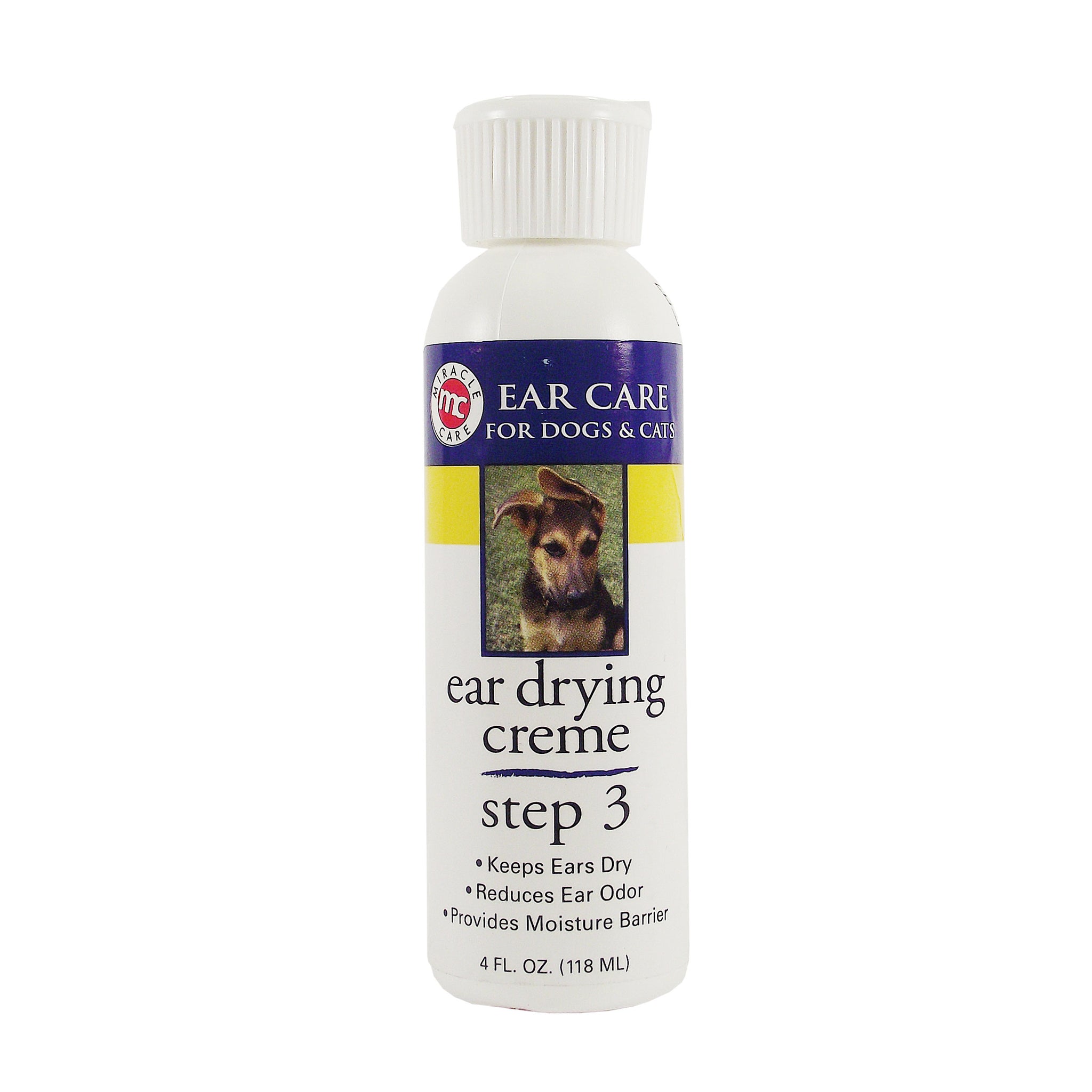 Miracle Corp Ear Creme for Dogs and Cats 4 ounces