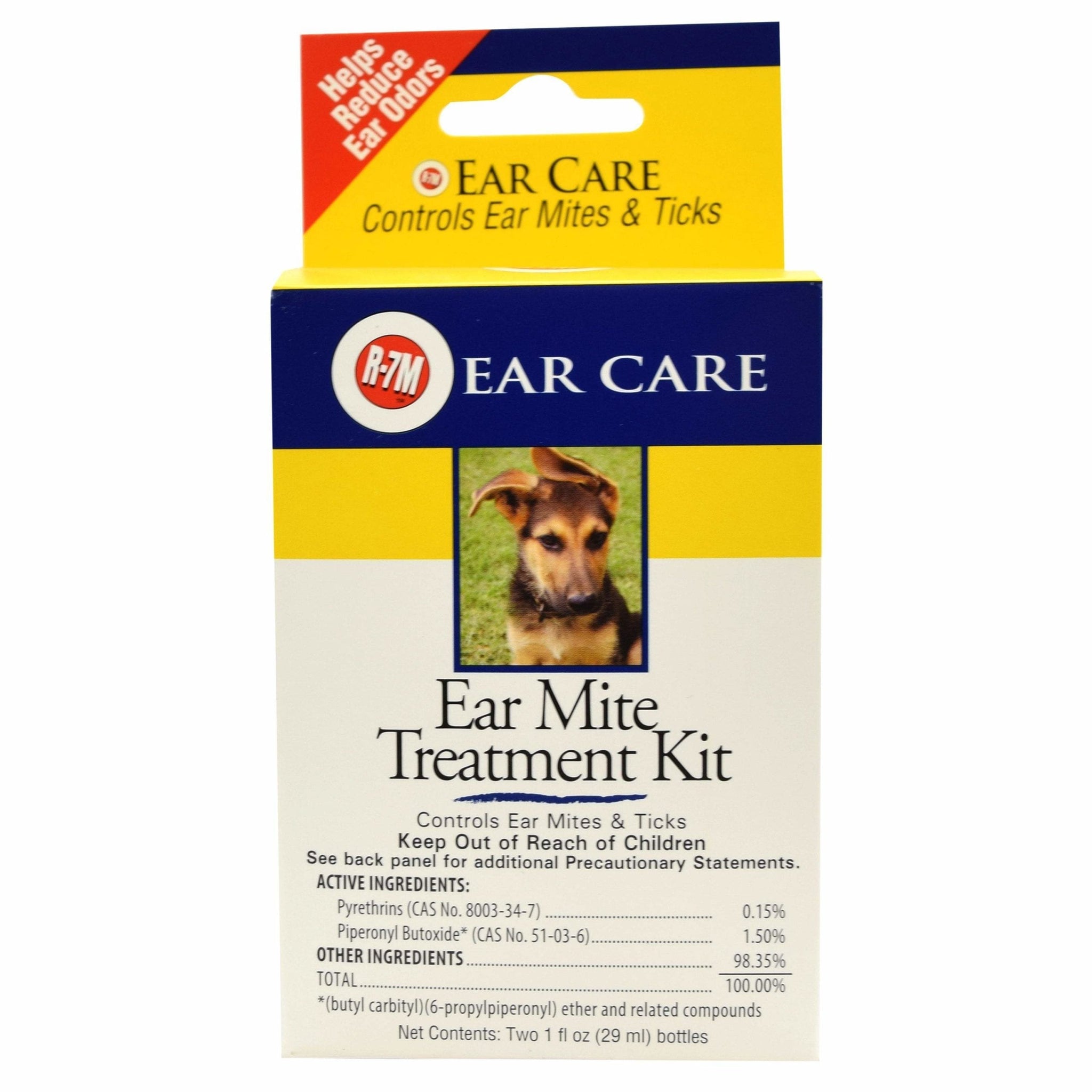 Miracle Corp R7M Ear Mite Treatment Care for Dogs 1 ounce