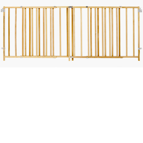 North States Extra-Wide Swing Pet Gate Wood 60" - 103" x 27"