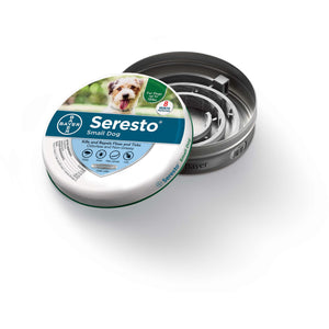 Bayer Seresto Flea and Tick Collar for Dogs Small Gray