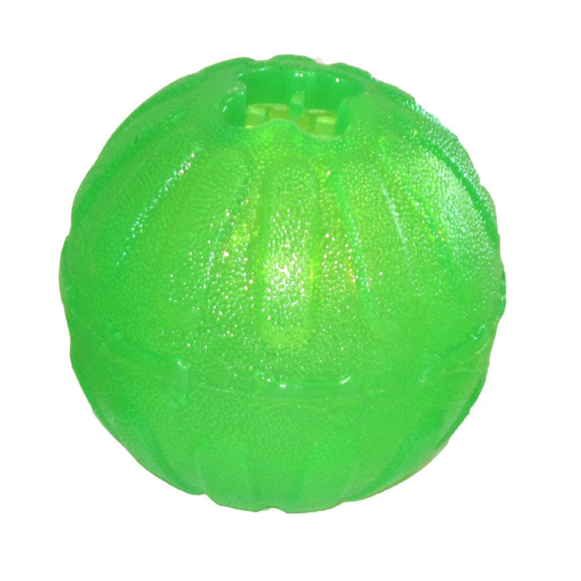 Starmark Treat Dispensing Chew Ball Medium / Large Green 5" x 6" x 6"